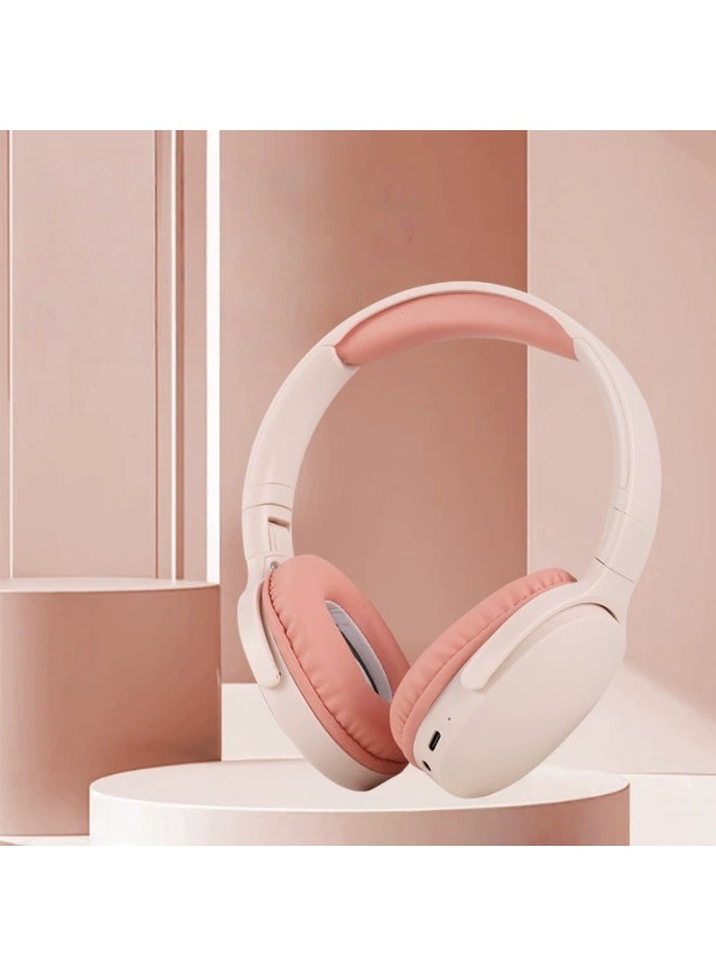 NexusTek 2026 High-End Wireless Bluetooth Headphones, HiFi Stereo Sound, Punchy Bass, 3D Spatial Audio, 70H Playtime, Ergonomic Fit, Sakura Pink, Gaming & Entertainment Specialized, Compatible with Apple Huawei etc. - Image 3
